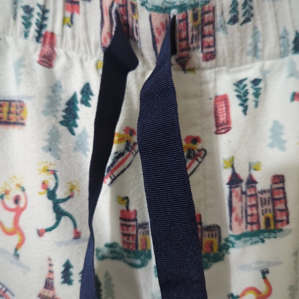 Aerie Flannel Pajama Bottoms Pants Lounge  w/ Pockets Sz Small Petite S/P Winter - Picture 5 of 16